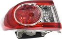 Luz trasera exterior compatible con Toyota Corolla 2011-2013.