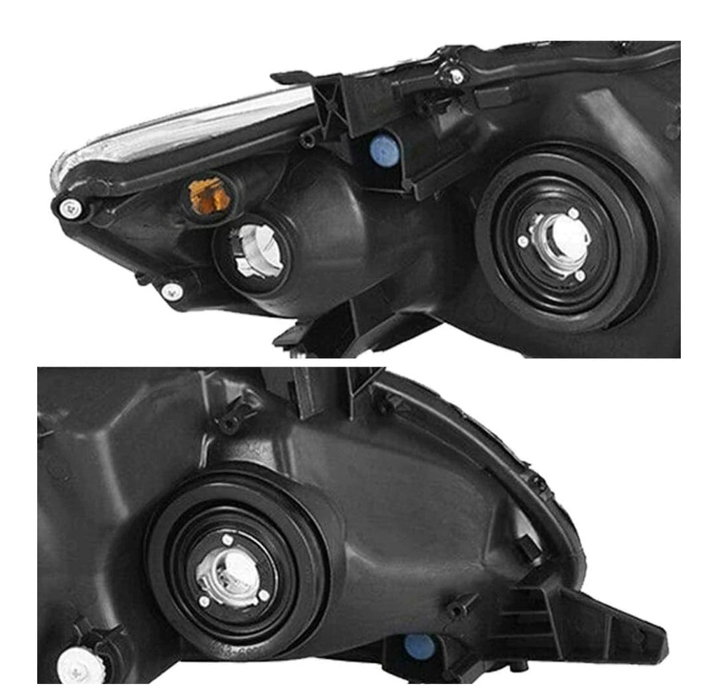 Conjunto de focos delanteros cromados, compatibles para Toyota Corolla 2011-2013.