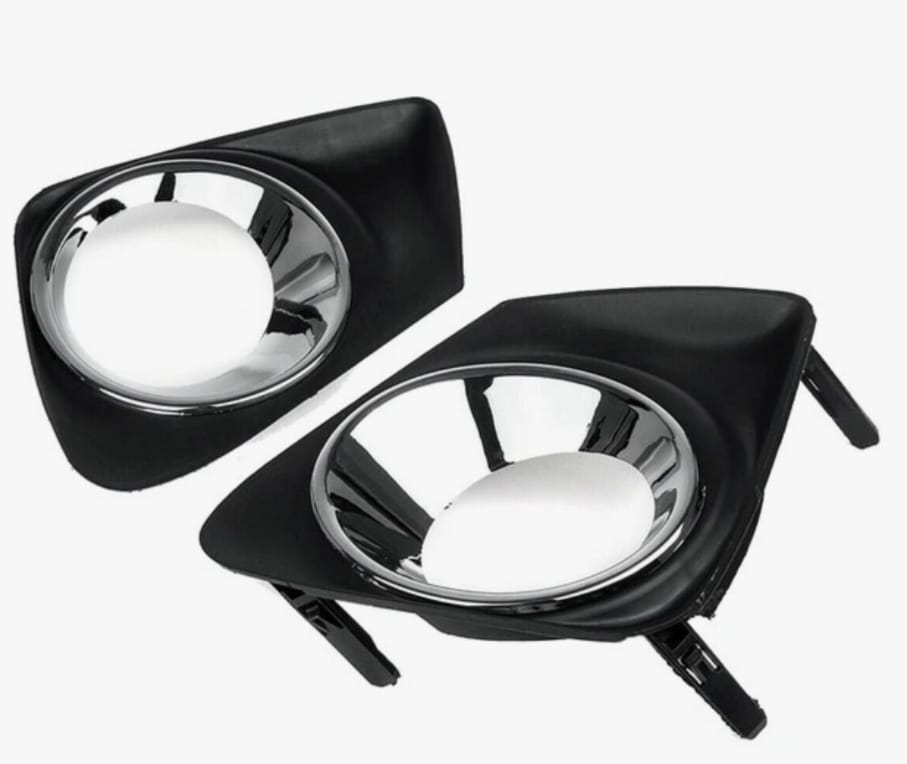 Cobertor cromado para alógenas, compatible con Toyota Corolla 2011-2013. 