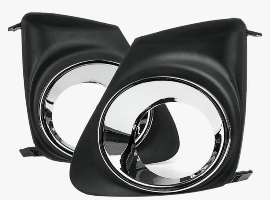 Cobertor cromado para alógenas, compatible con Toyota Corolla 2011-2013. 