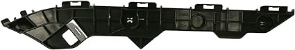 Soporte de bumper trasero compatible con Toyota Corolla 2009-2013.