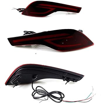Luces de freno LED, luces de circulación nocturna del bumper trasero, compatible con CR-V CRV 2017 2018 2019.