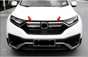Tira de moldura de inserción de rejilla central delantera para Honda CR-V 2017-2019 (CROMADO).