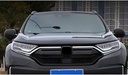 Tira de moldura de inserción de rejilla central delantera para Honda CR-V 2017-2019 (CROMADO).
