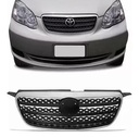 Parrilla superior del bumper delantero compatible con Toyota Corolla 2005-2008.
