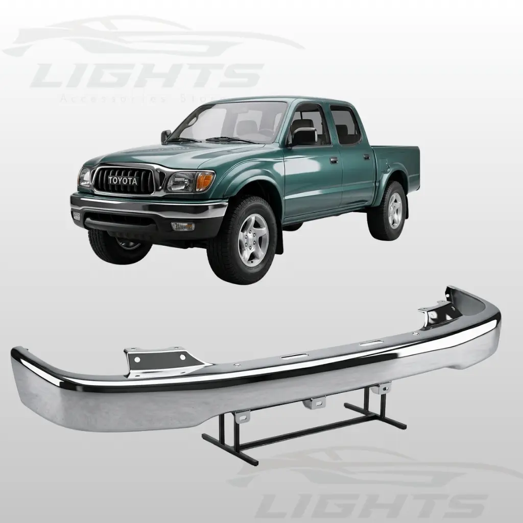 Bumper delantero cromado compatible con Toyota Tacoma 2001-2004.