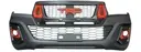 Bumper delantero compatible con  Toyota Hilux 2016-2020.
