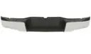 Bumper trasero cromado compatible con Toyota Hilux 2016-2023 versión SR.