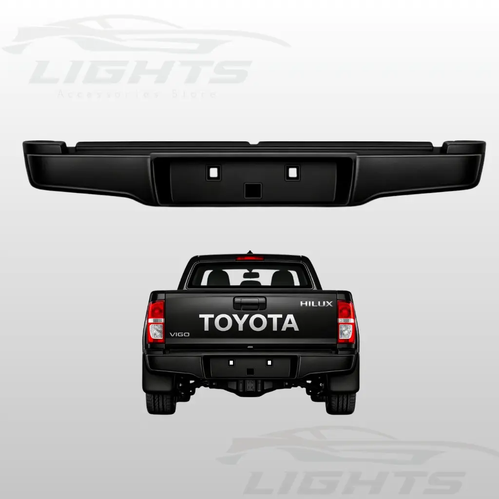 Bumper SR trasero compatible con Toyota Hilux 2009-2015. 
