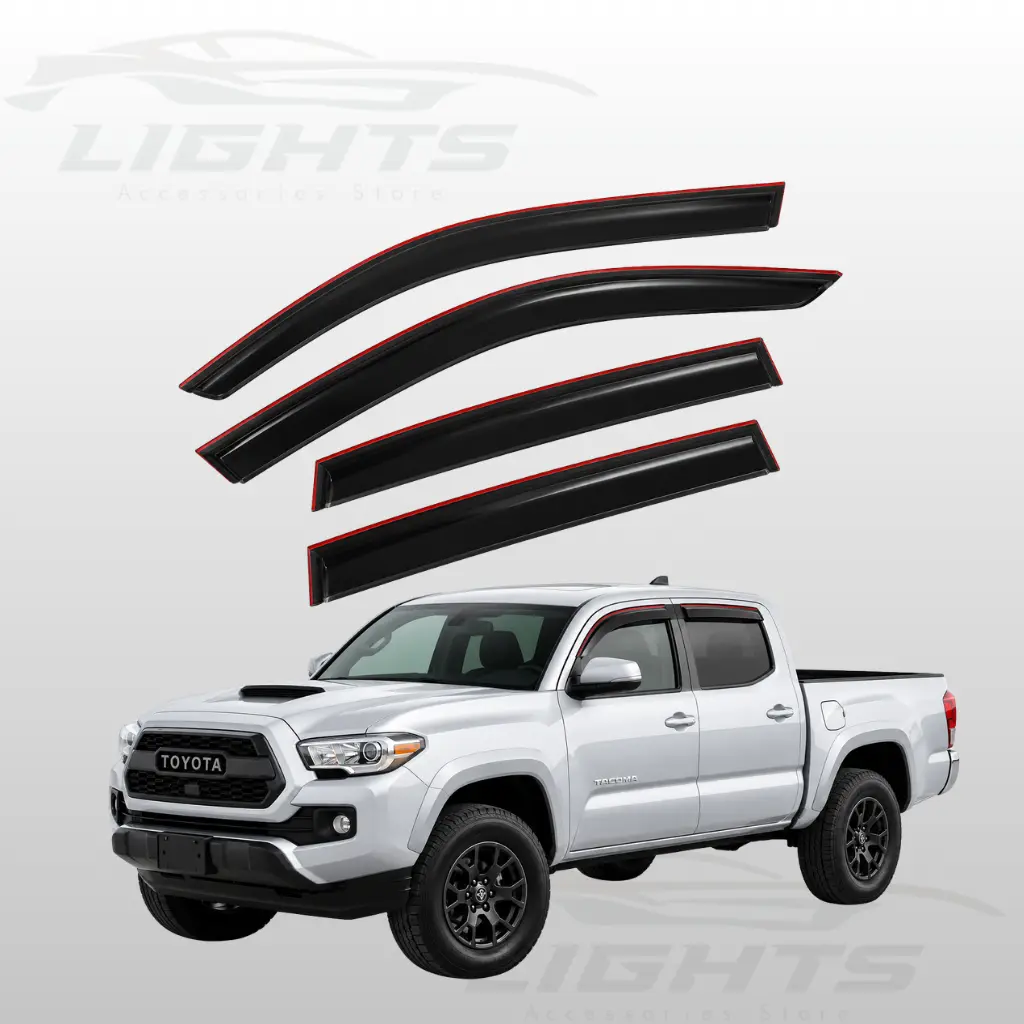 Botaguas compatibles con Toyota Tacoma 2016-2023 doble cabina.