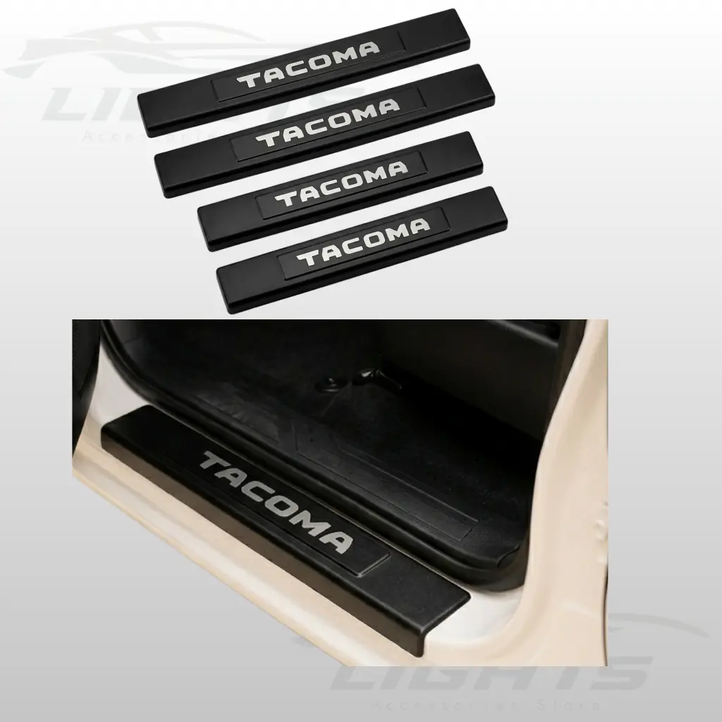 Kit de Protectores de umbral de puerta para Toyota Tacoma 2016-2023 doble cabina.