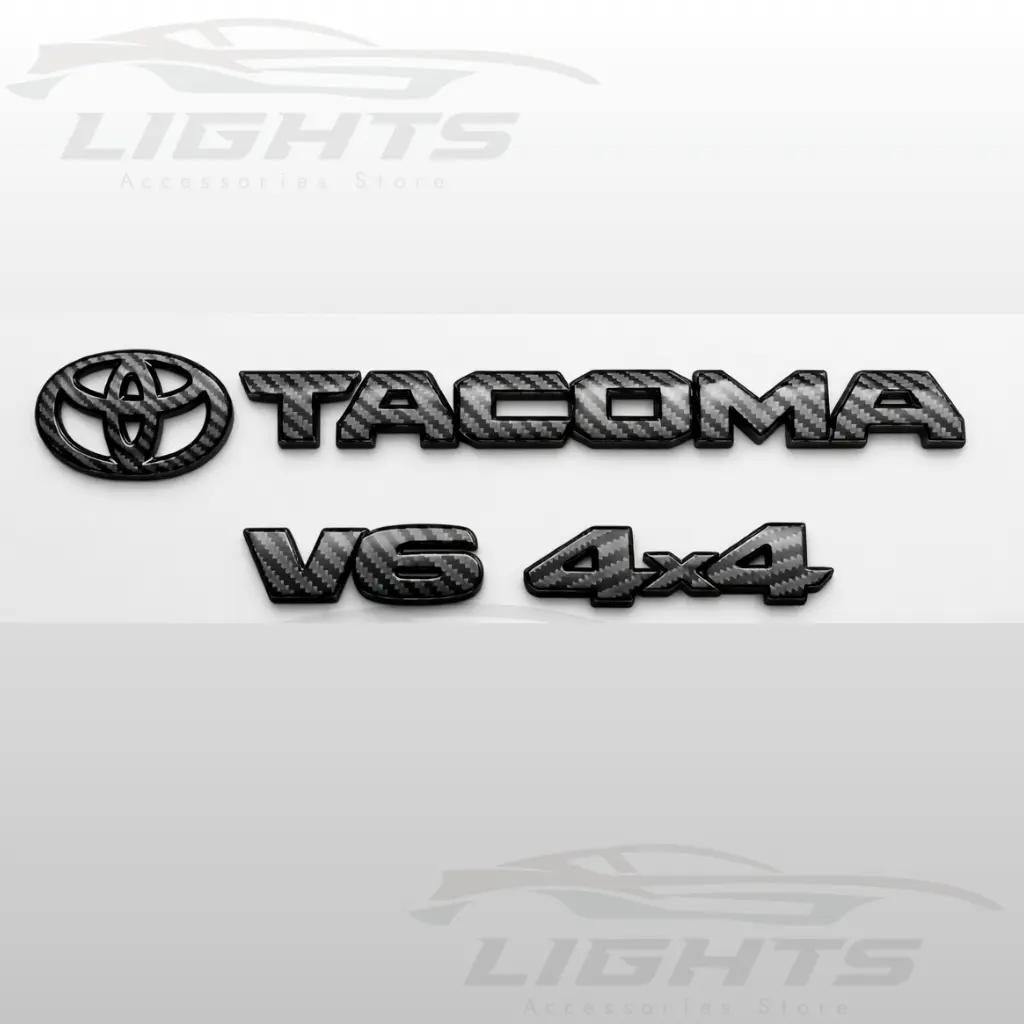 Set de emblemas para Toyota Tacoma 2005-2024.  