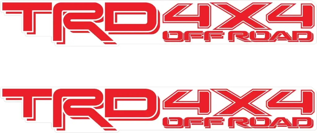 Stickers para Toyota Tacoma. Set de dos piezas.