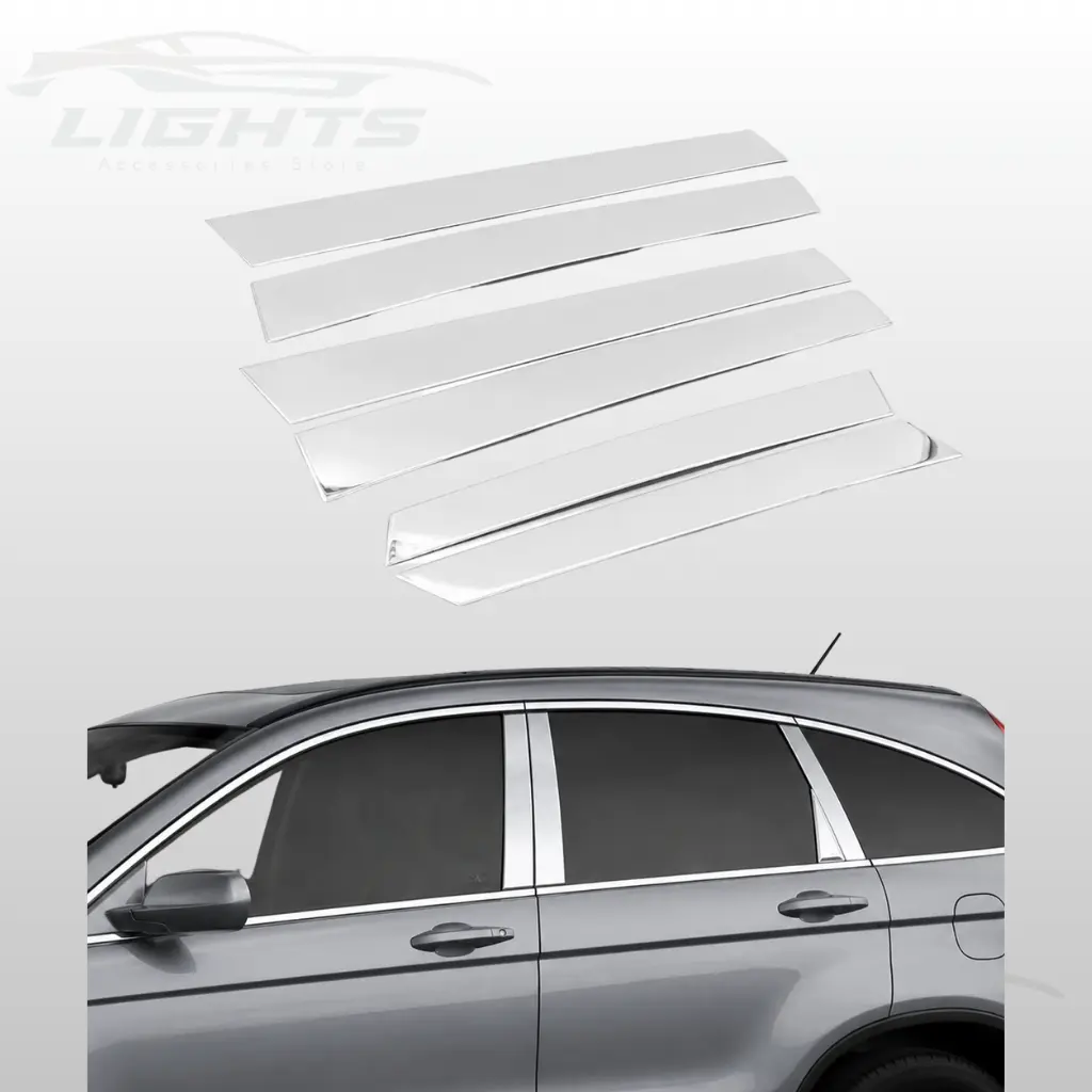 Moldura cromada de ventana para Honda CR-V 2007-2011.