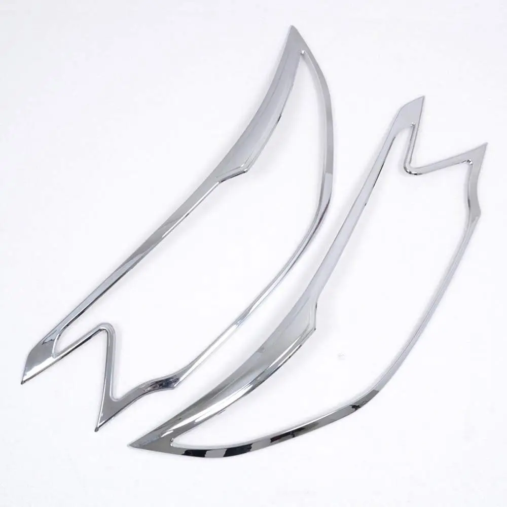 Embellecedores de focos delanteros cromados ABS para Honda CR-V 2012-2014.