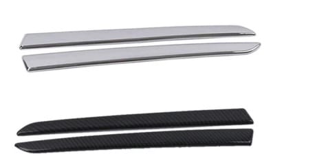Esquina cubierta protectora exterior del bumper trasero, juego de 2 piezas en acabado cromado y acabado negro, para Honda CR-V 2017 2018 2019 2020 2021 2022.