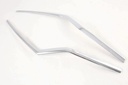 Tira de moldura de inserción de rejilla central delantera para Honda CR-V 2017-2019 (CROMADO).