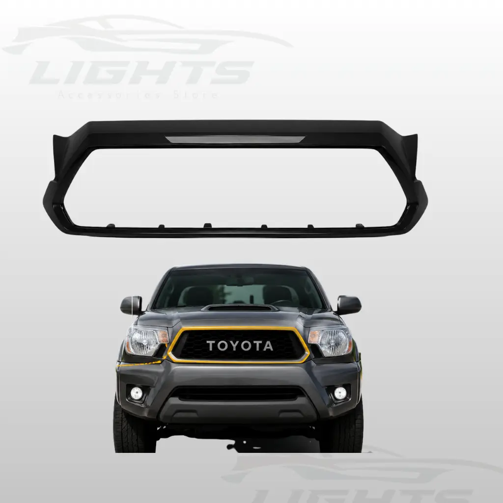 Marco de la parrilla superior compatible con Toyota Tacoma 2012-2015.