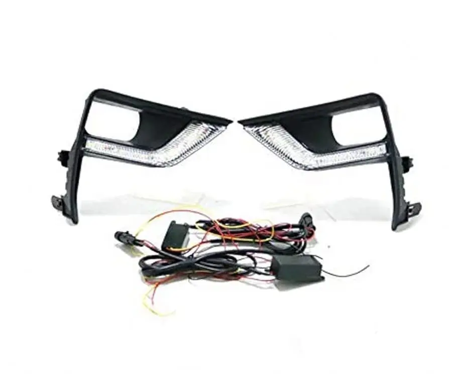 Juego de cobertores led  para halogenas  para Toyota Hilux 2016-2018.