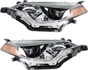 Conjunto de focos delanteros compatibles con Toyota Corolla 2014-2016.