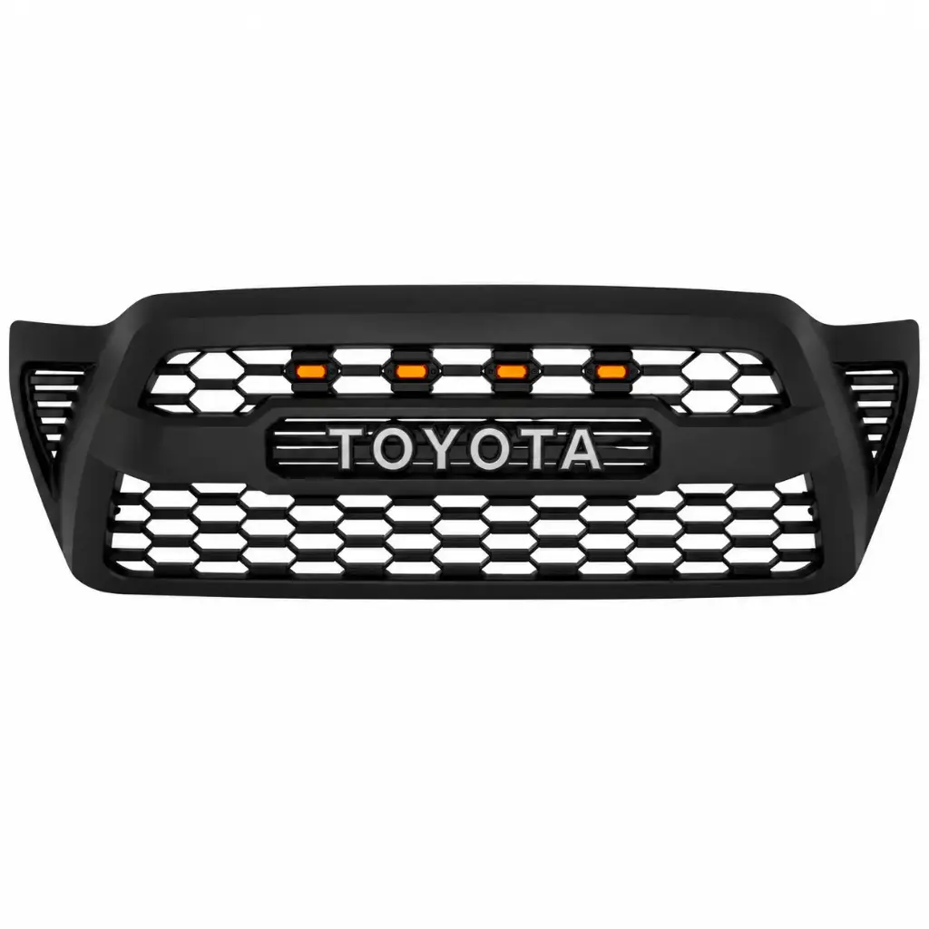 Parrilla con luces compatible con Toyota Tacoma 2005-2011