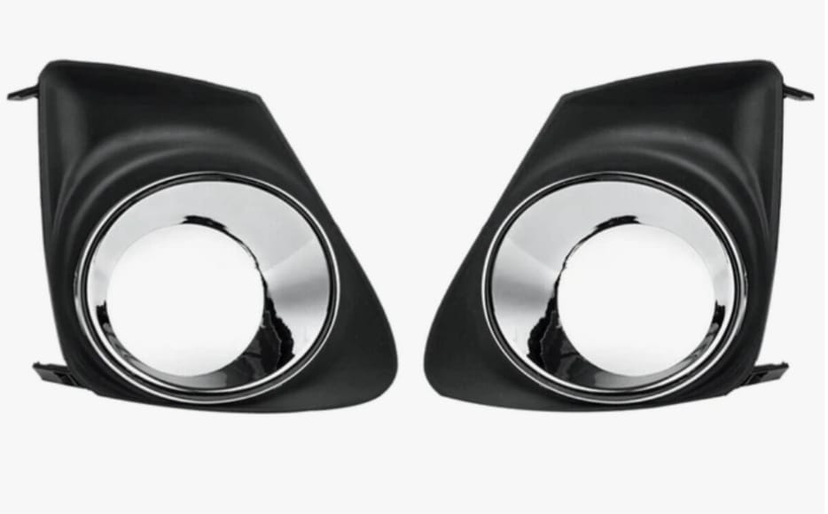 Conjunto de cobertores de halógenas, cromados, compatibles con Toyota Corolla 2011-2013. 