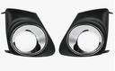 Conjunto de cobertores de halógenas, cromados, compatibles con Toyota Corolla 2011-2013. 