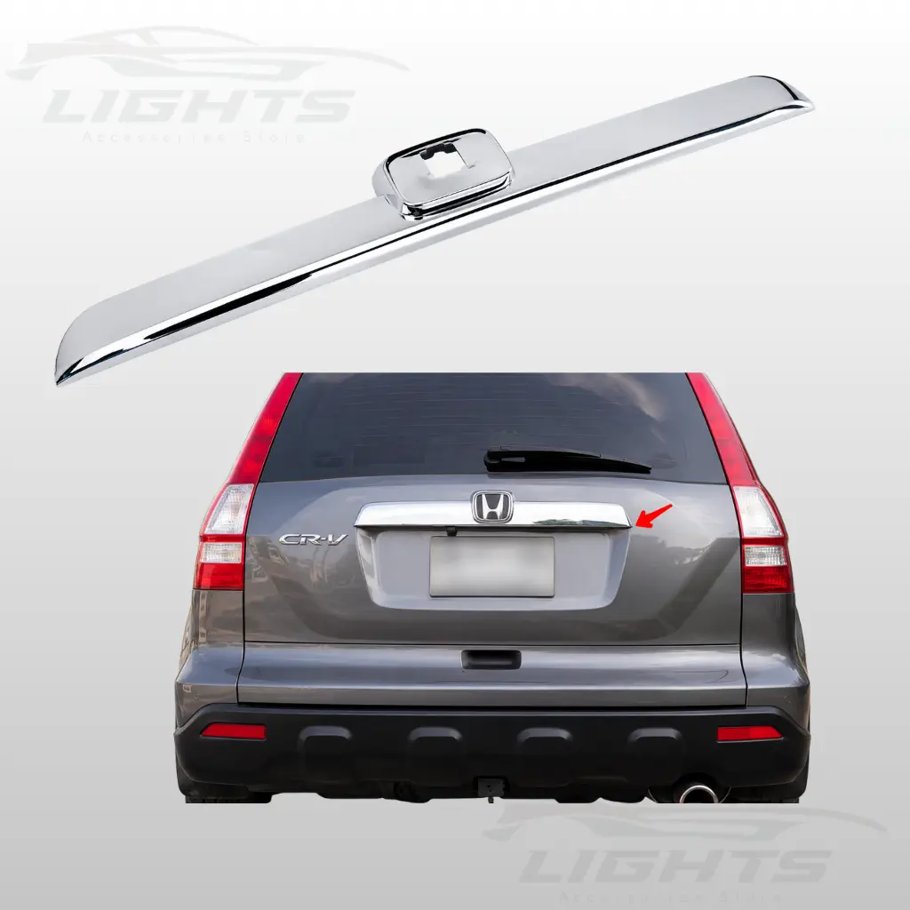 Cromo de puerta trasera compatible con Honda CR-V 2007-2011.