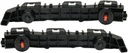 Soporte para bumper delantero compatible con Toyota Tacoma 2016-2021.