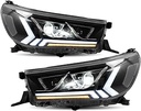 Conjunto de Focos con sistema LED, compatible con TOYOTA HILUX 2015-2019.