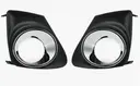 Cobertor de halógena, cromado, compatible con Toyota Corolla 2011-2013. 