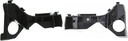 Conjunto de soportes(Fillers) del bumper delantero compatibles con Toyota Corolla 2003-2008.
