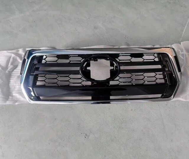 Parrilla superior cromada compatible con Toyota Hilux Rocco 2018-2020.