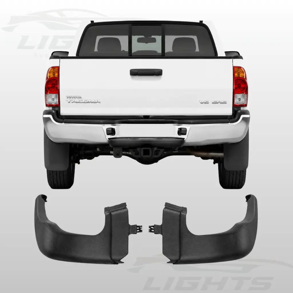 Extensiones  del bumper trasero compatible con Toyota Tacoma 2005-2015.