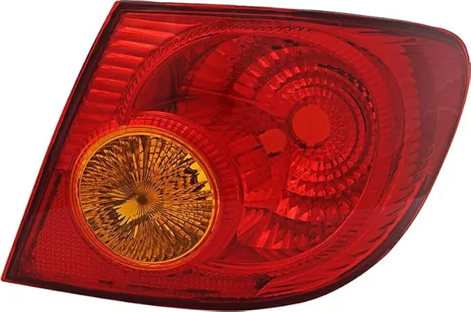Stop exterior punto amarillo compatible con Toyota Corolla 2003-2008. 