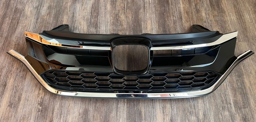[XT-CRV-15-005] Parrilla superior del bumper delantero, compatible con HONDA CR-V 2015-2016.