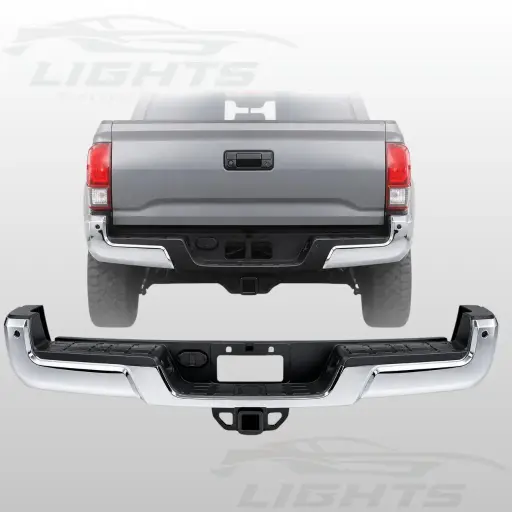 [TYT-TACOMA-1623-016] Bumper Trasero Cromado para Toyota Tacoma 2016-2023.