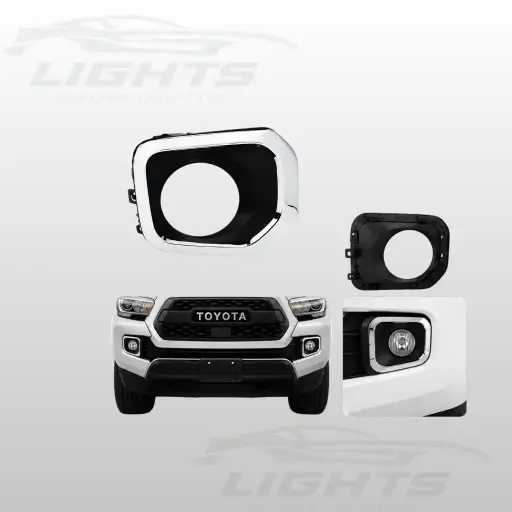 Cobertor cromado de halógena para Toyota Tacoma 2016-2023.