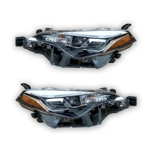 [XT-17-Corolla-002-usa] Conjunto de focos delanteros, compatibles con Toyota Corolla 2017-2019. Modelo SE.