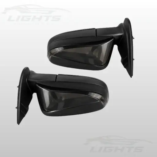 Espejo retrovisor negro, compatible con Toyota Hilux 2016-2021.
