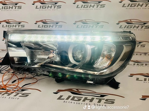 [TXT-16-REVO-001] Conjunto de focos LED, compatibles con Toyota Hilux  Revo 2016-2020.
