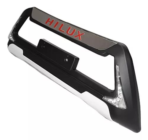 [c] Protector de bumper delantero compatible con TOYOTA HILUX REVO 2016-2018.