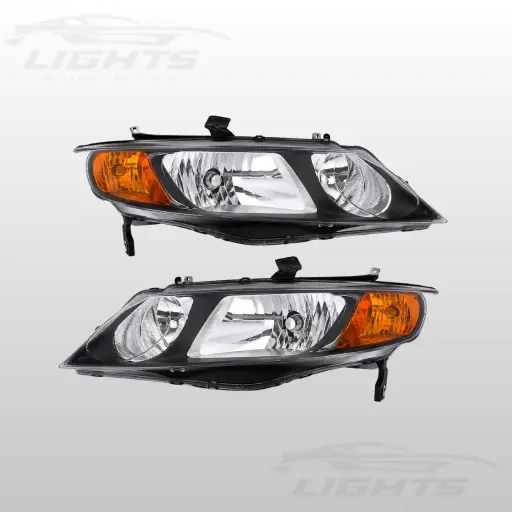 Focos compatibles con Honda Civic 2006-2008. 