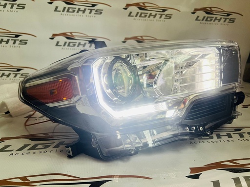 [L:TACOMA-16-003-L R:TACOMA-16-004-H] Conjunto de focos LED delanteros, compatibles con  Toyota Tacoma TRD 2016-2021.