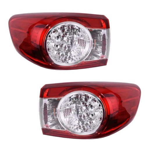 [L:XT-corolla-10-005 R:XT-corolla-10-006] Conjunto de luces traseras, compatibles con  Toyota Corolla 2011-2013.