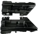 Filler guía de aire del panel de ajuste del bumper delantero, compatibles con Honda CR-V 2017-2019.