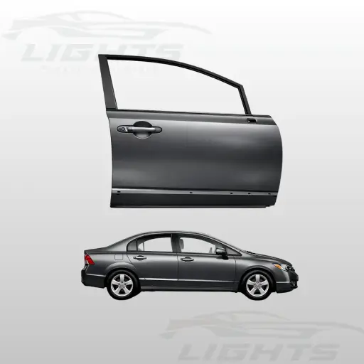 Puerta delantera compatible con Honda Civic 2006-2011.