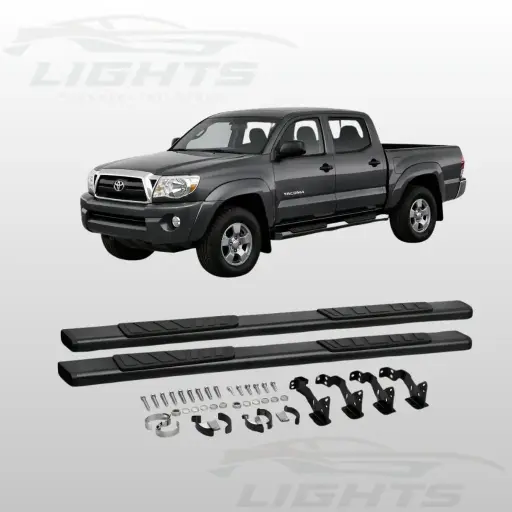 [TYT-TACOMA-0511-047] Gradas negras compatibles con Toyota Tacoma 2005-2023 doble cabina .