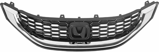 [HND-CIVIC-12-14-076] Parrilla superior compatible con Honda Civic 2013-2015.