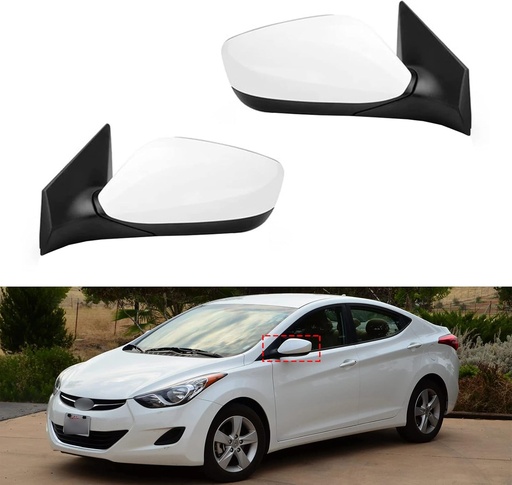 [HYN-ELANTRA-1113-090] Retrovisores para Hyundai Elantra 2011-2013.
